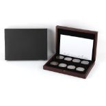 Property of a deceased estate - a collection of coins - The Modern Crown Collection - a set of