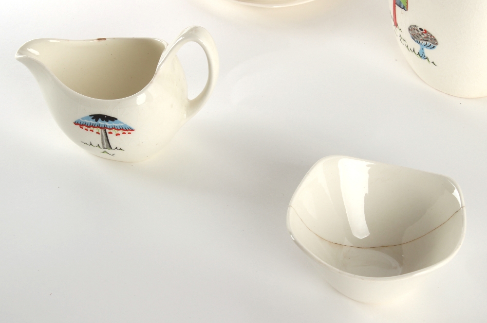 Property of a gentleman - a Midwinter Stylecraft Toadstool pattern coffee set, designed by Jessie - Image 2 of 2