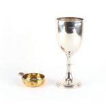 Property of a lady - a silver goblet, William Neale & Sons Ltd, Birmingham 1934, 7.6ins. (19.