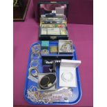 A Mixed Lot of Assorted Costume Jewellery, including Swarovski line bracelet, in original box,