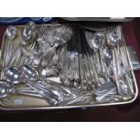 George Butler Sheffield Kings Pattern Cutlery, and other cutlery:- One Tray.