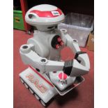 Rad Robot by Toymax, in grey, with remote, approximately 47cm high.