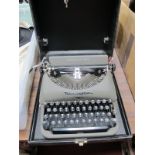 Philips Autosonic Disc Jockey. Remington Rand Typewriter. (2)