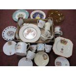 King George V, Queen Elizabeth Commemorative Cake Stand, and other Royal memorabilia, etc:- One