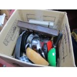 Pans, cutlery, kitchenware:- One Box.