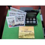 Three 2014 Centenary of WWI Guernsey Coin Covers, together with a Normandy Landings D-Day 75 coin