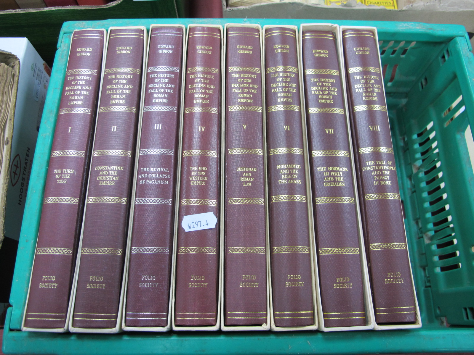 Gibbon [Edward]; The History of the Decline and Fall of the Roman Empire, eight volumes, all in