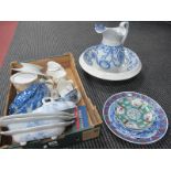 Roslyn Greek Key Teaware, Japanese bowls, Asiatic pheasant bowls, razor, etc:- One Box. Dudgeon