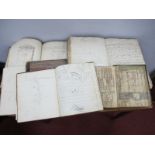 A Collection of XIX Century Children's Mathematics Related Ciphering Books, all in neat pen and