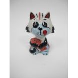 Lorna Bailey - Good Catch the Cat, 13cm high.