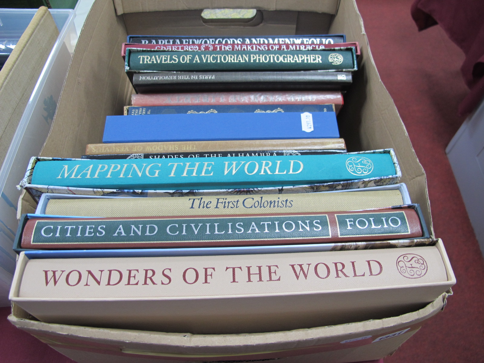 A Collection of Travel and Related Folio Society Editions, including Mapping the World, Wonders of