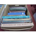 A Collection of Travel and Related Folio Society Editions, including Mapping the World, Wonders of