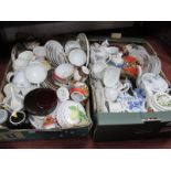 Portmeirion, Oriental, Holkham and other ceramics:- Two Boxes.