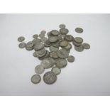 A Quantity of Pre-1930 Silver Coins (500g approx).