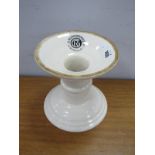 An Early XX Century Porcelain Circular Meat Stand, marked 'G. Rushbrooke (Smithfield) Ltd', 19cm