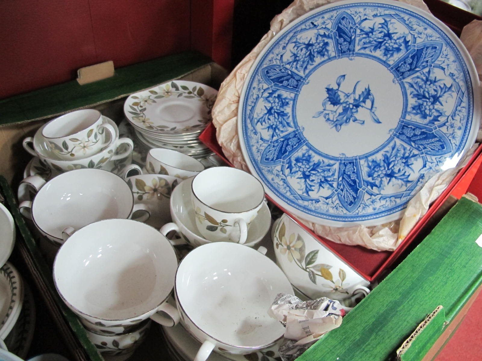 A Wedgwood 'Beconsfield' China Tea-Dinner Service:- One Box.