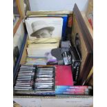 Frank Sinatra Plaque, records, books, Wackel-Elvis figure, etc:- One Box.