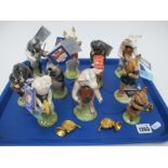 Beswick Pig Band Figures, with boxes, printed mark and name on bases (with boxes):- One Tray. (10)