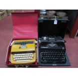 Olympia 'Elite' and Petite International De Luxe Typewriters. (2)