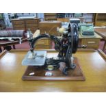 A Late XIX Century Willcox and Gibbs New York Sewing Machine.