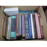 A Collection of Folio Society Autobiographies, History Related books etc:- One Box