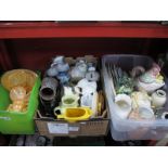 Three Boxes of Various Home ware, decorative items, dinner and tea ware by various makers.