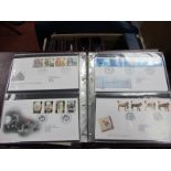 Over 380 QEII Decimal and Pre-Decimal FDC's, plus a few Foreign in six R.M FDC albums and R.M