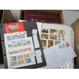 A Carton Containing a Thematic Stamp Collection of Harry Potter. A collection of covers of
