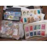 A Large Carton of Stamps, mint and used from KGV Photogravure used, re-engraved Seahorses, fine used