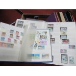 Seven Stockbooks and an Album, including British Commonwealth stamps, Sweden, Indo China, Cinderella