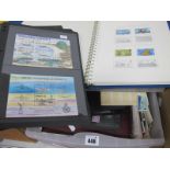 A Collection of Channel Island and Isle of Man Stamps and Presentation Packs, in binders on stock