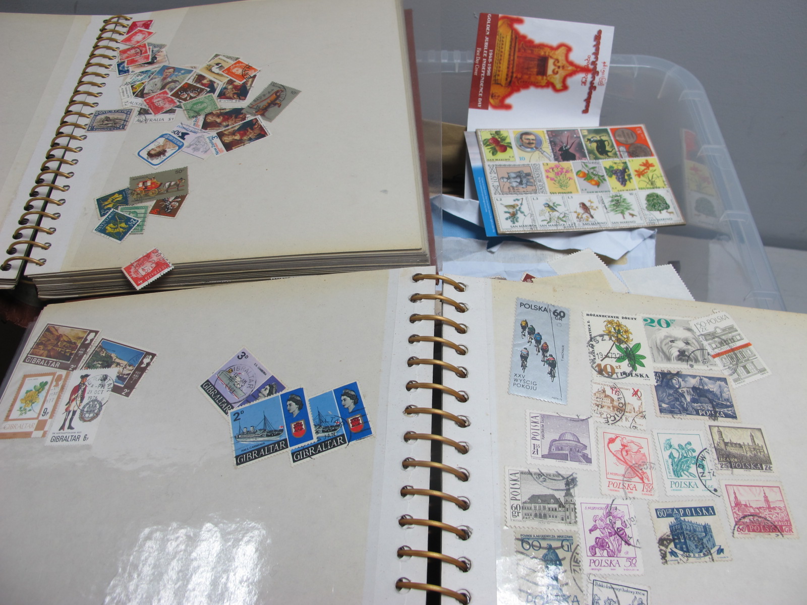 Over 260 GB FDC's From 1978 to 1997, plus a small quantity of Worldwide stamps in two 'Photo' albums