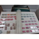 Six Stock Bookds Containing GB, Commonwealth and World Wide Stamps, including a selection of