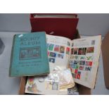 An Accumulation of World Stamps in Three Junior Albums, and on Loose Pages, also includes a