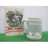Cricket Worcester County Cricket Club, 1964 Champions Pottery Tankard, by Dudson, 13cm high,