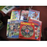 Football Sticker Albums, Panini Football 78 and 79, both over 75% full, 86 approximately 50% full,