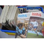 The Game Football Magazines, approximately one hundred non league programmes:- One Box