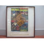 Pietro Psaier 1960's Football Themed Collage, limited edition 8 of 25, bearing stamp, image