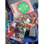 Northern Ireland Home Programmes 1960's - 2007, approximately one hundred and ninety:- One Box