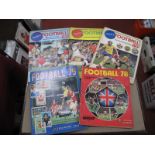 Panini Football 78, 79 Sticker Albums, both appear complete, eighty over ¾ full, 81 and 82 virtually