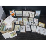 A Large Collection of Simon Drew (Pug Prints) Designed Cards and Envelopes; plus similar in clip