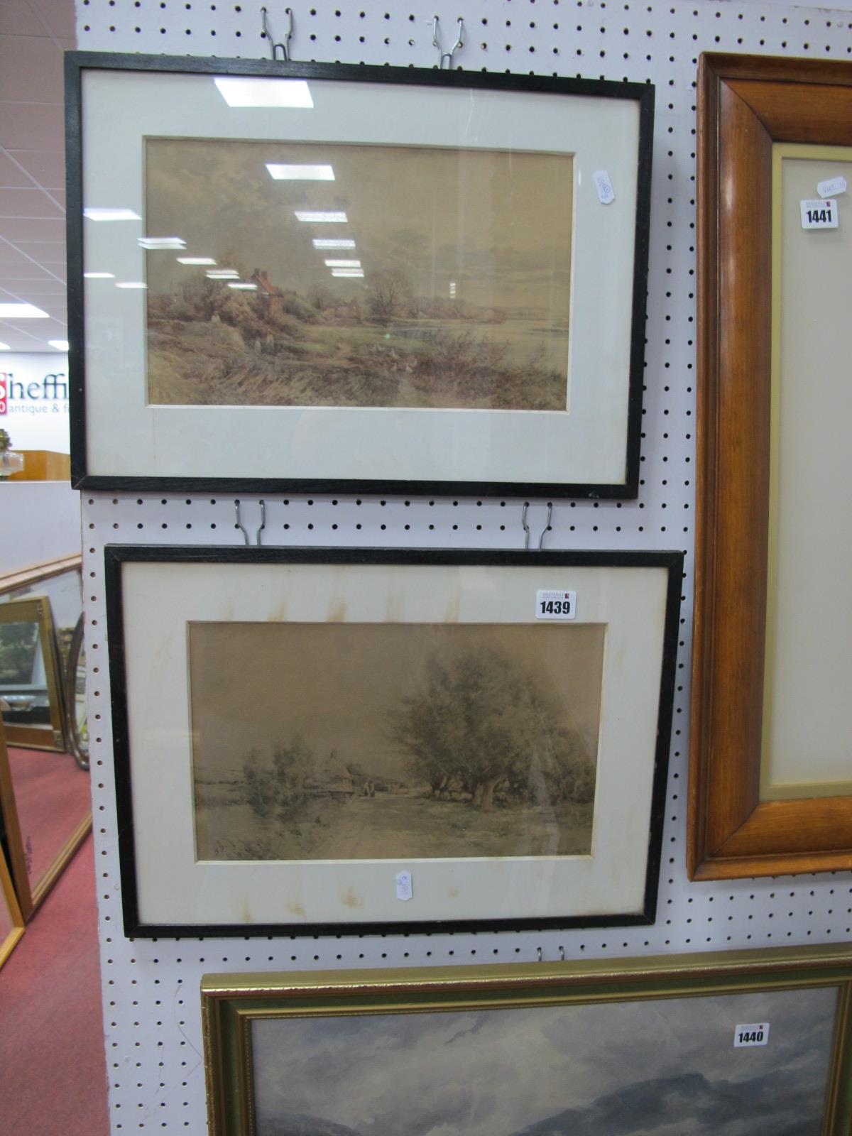 Tatton Winter and Frank Priest Countryside Prints, 19.5 x 32cm.