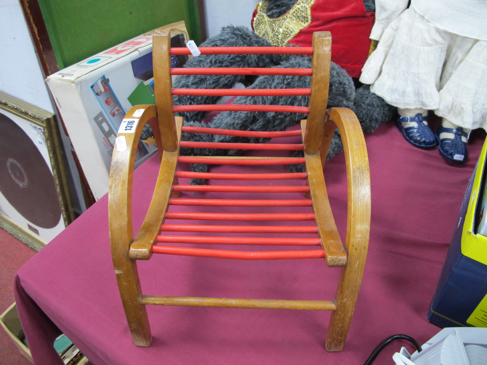 A Bentwood Child/Dolls Chair, circa 1950's.