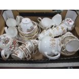 Colclough Tea Services, including tea pots, ginger jar:- One Box.