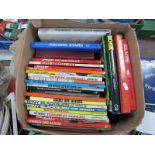 Pop Music Books and Annuals - Mowtown, Dylan, Elvis, Tony Blackburn, etc:- One Box.