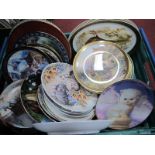 Collectors Plates - Doulton, Albert, Franklin Mint, Bradex, Danbury Mint, etc:- One Box.