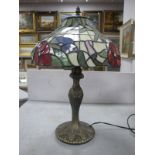 A Tiffany Style Table Lamp, 47cm high.