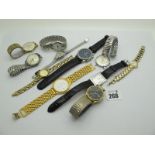 A Small Collection of Ladies and Gent's Wristwatches, including Rotary, Lorus, Accurist, Seiko,