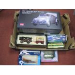 Five Boxed Diecast Vehicles, to include Sunstar 1953 Volkswagen Kafer Cabriolet, Corgi CC20503