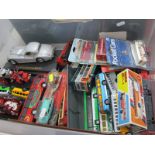 A Quantity of Diecast Model Vehicles by EFE, Atlas Editions, Burago, Corgi, Dinky and other,